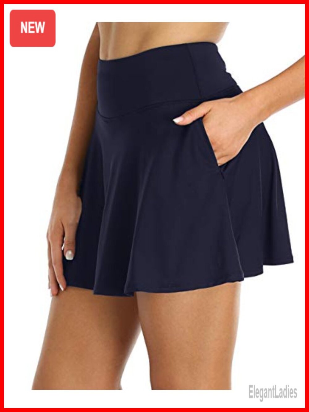 Pleated Tennis Skorts Athletic Skirt with Mesh Shorts & Pockets
